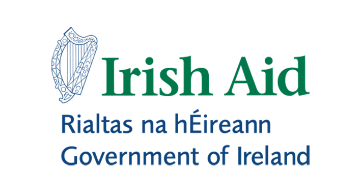 Logo Irish Aid - Rialtas na héireann Government of Ireland
